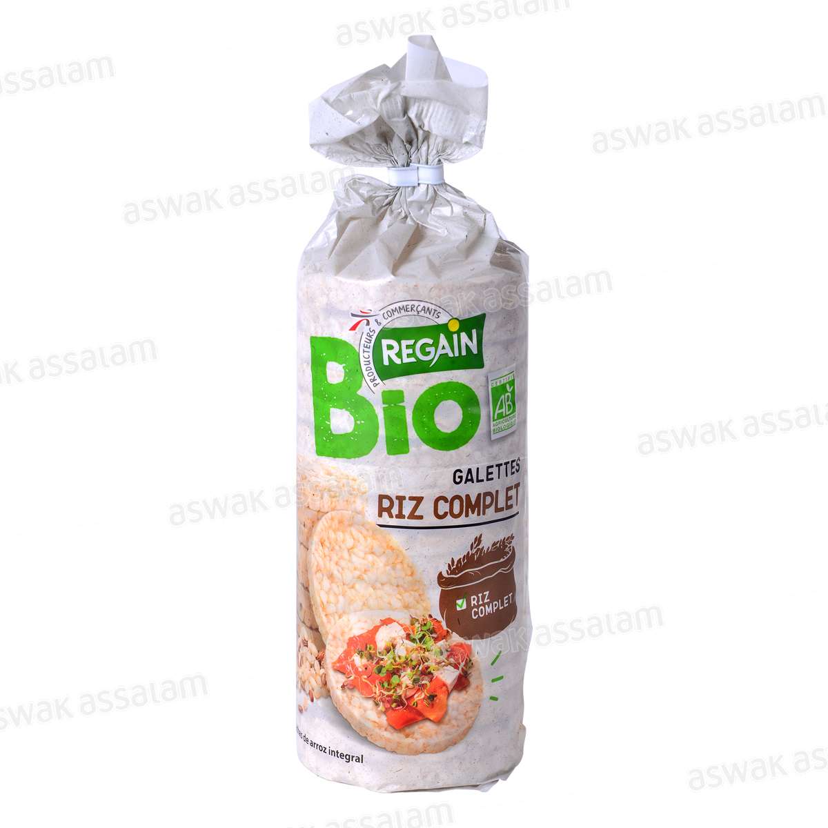 GALETTE DE RIZ COMPLET 130G REGAIN BIO Aswak Drive AS From Aswak