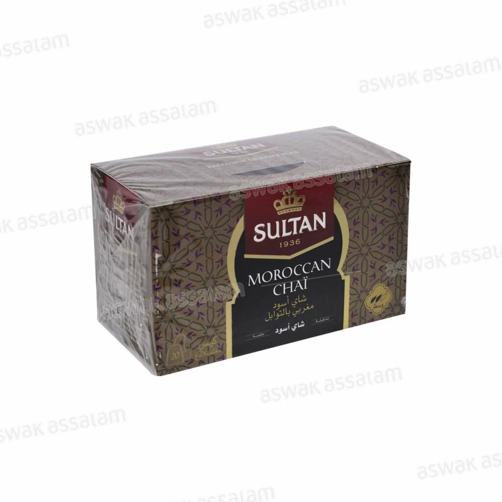 The Noir Moroccan Chai Sachets Sultan Aswak Drive As From Aswak