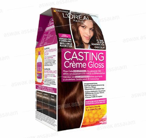 COLORATION CREME GLOSS CHOCOLAT 535 CASTING L’OREAL