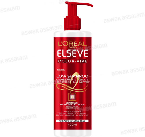 CREME LAVANTE NON MOUSSANTE LOW SHAMPOO COLOR-VIVE 400ML ELSEVE L’OREAL