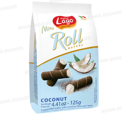 MINI-ROLL FOURRES COCONUT 125G GASTONE LAGO