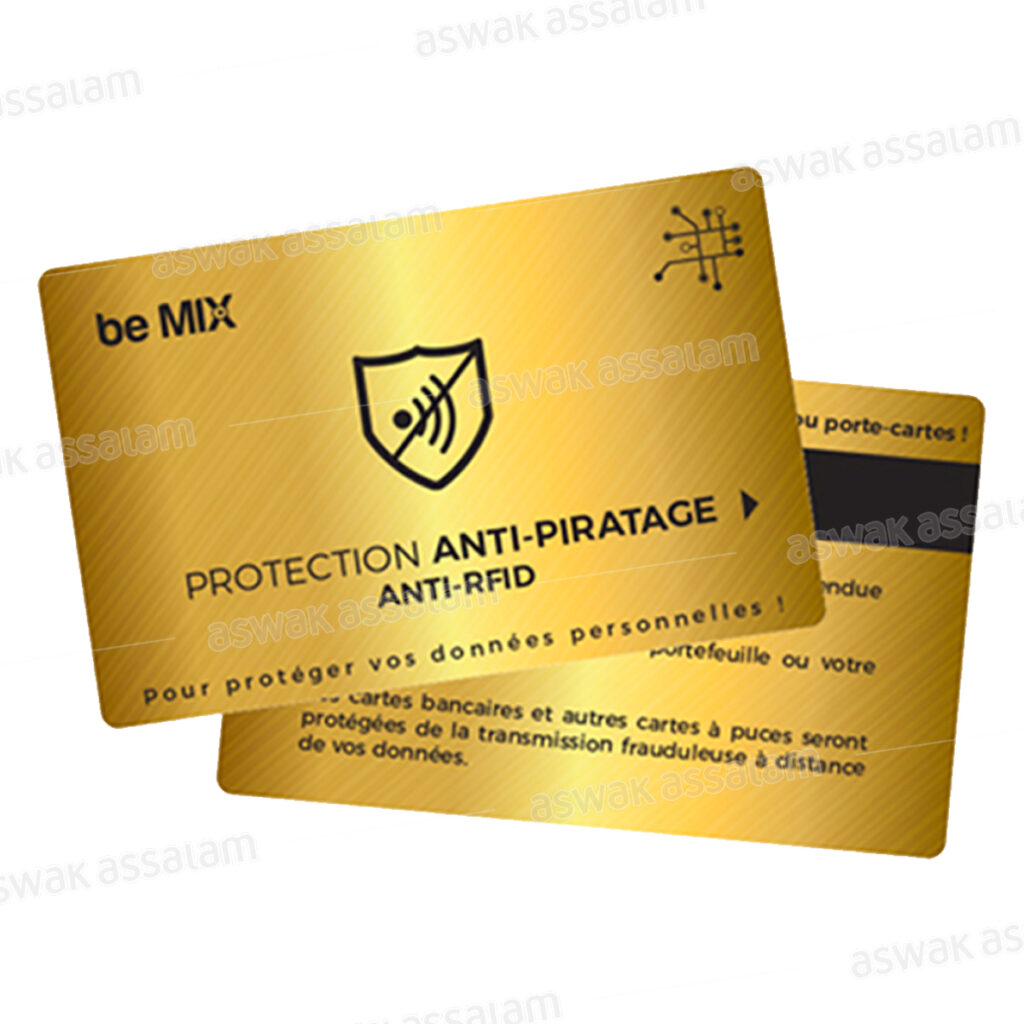 Carte De Protection Anti Piratage Rfid Metallique Ht Be Mix