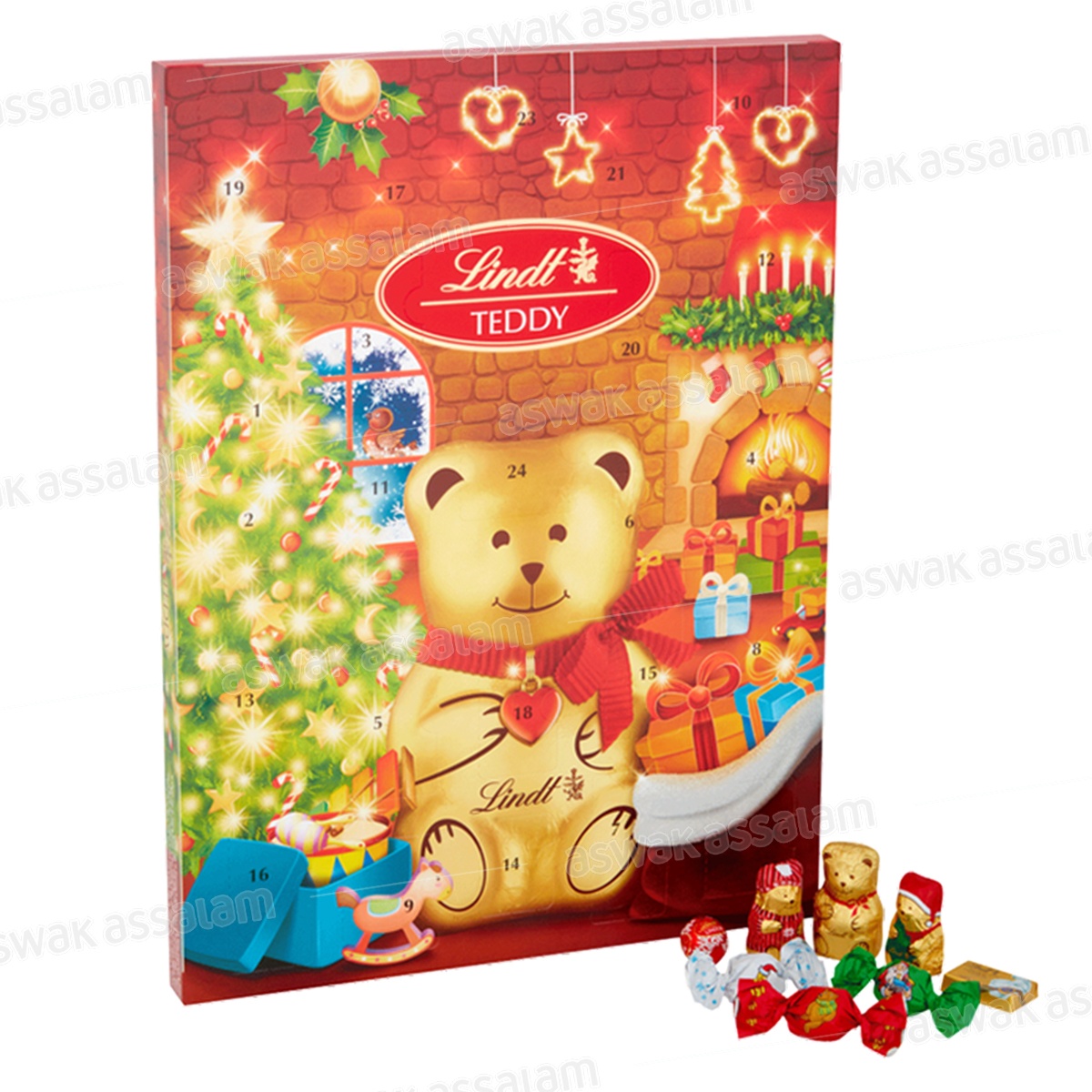 CALENDRIER DE L'AVENT 170G TEDDY LINDT Aswak Drive AS from Aswak