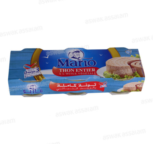 THON A L’HUILE VEGETALE 3*80G MARIO