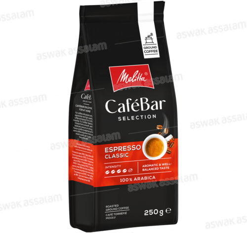 CAFE MOULU ESPRESSO CLASSIC 100% ARABICA 250G MELITTA