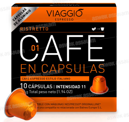 CAFÉ RISTRETTO INTENSITE 11 BOITE 10 CAPSULES VIAGGIO