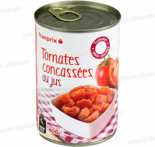 TOMATES CONCASSEES AU JUS 400G FRANPRIX