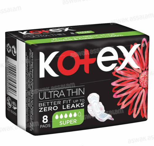 SERVIETTES HYGIENIQUES ULTRA FINES  8 UNITES KOTEX 