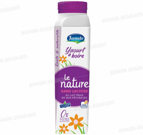 YAOURT A BOIRE SANS LACTOSE 330G LE NATURE JAOUDA