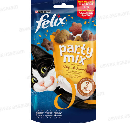 FRIANDISES POUR CHAT FELIX PARTY MIX ORIGINAL 60G PURINA