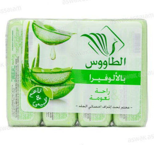 SAVON A LALOE VERA 125G*4 TAOUS