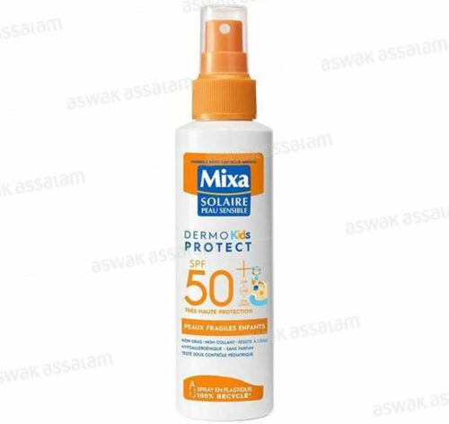 SPRAY SOLAIRE DERMO KIDS PROTECT PEAUX FRAGILES SPF50 150ML MIXA