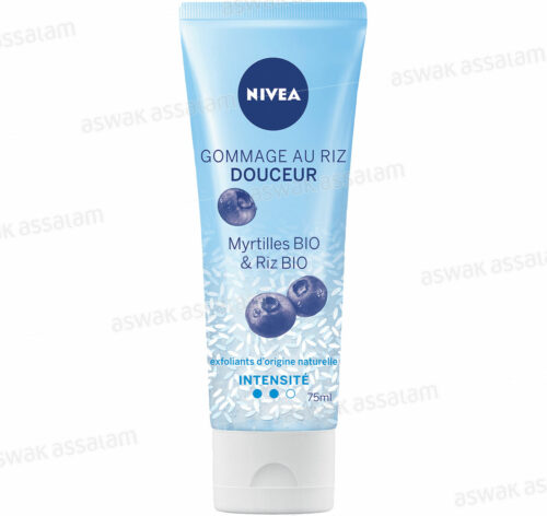 GOMMAGE DOUCEUR AU RIZ ET MYRTILLES BIO 75ML NIVEA