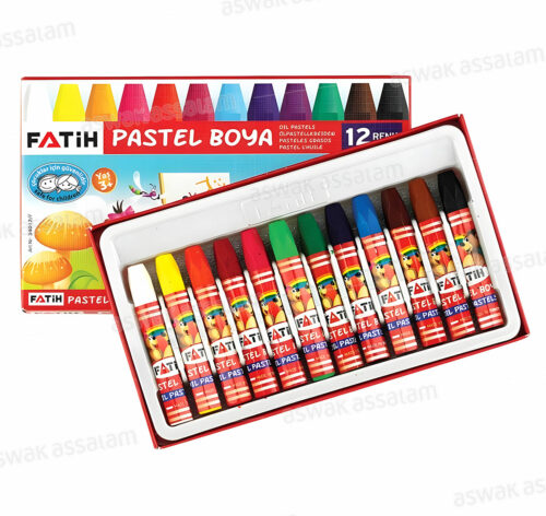 12 CRAYONS A L’HUILE PASTEL FATIH