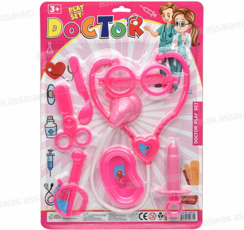 SET DOCTEUR AVEC ACCESSOIRES POUR FILLE