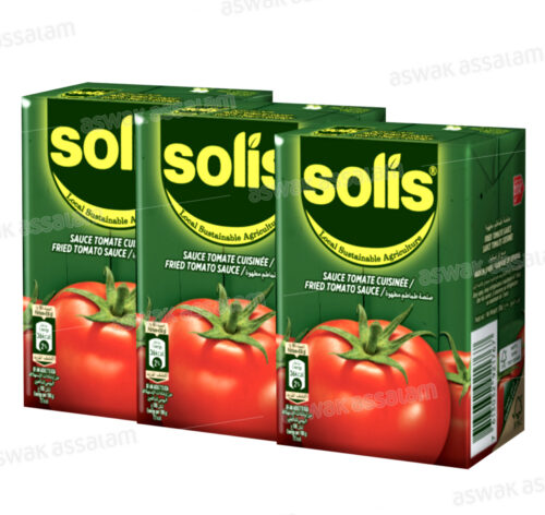 SAUCE TOMATE CUISINEE 3*200G SOLIS