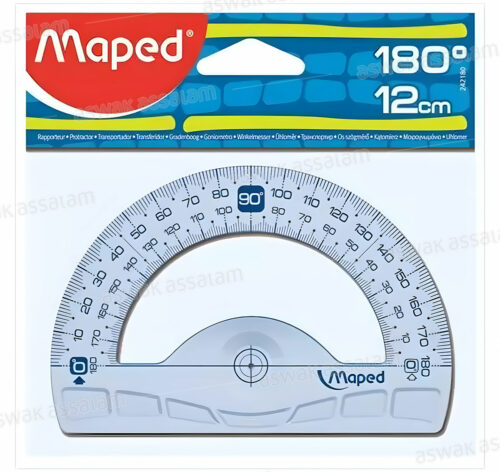 RAPPORTEUR 180° 12CM MAPED